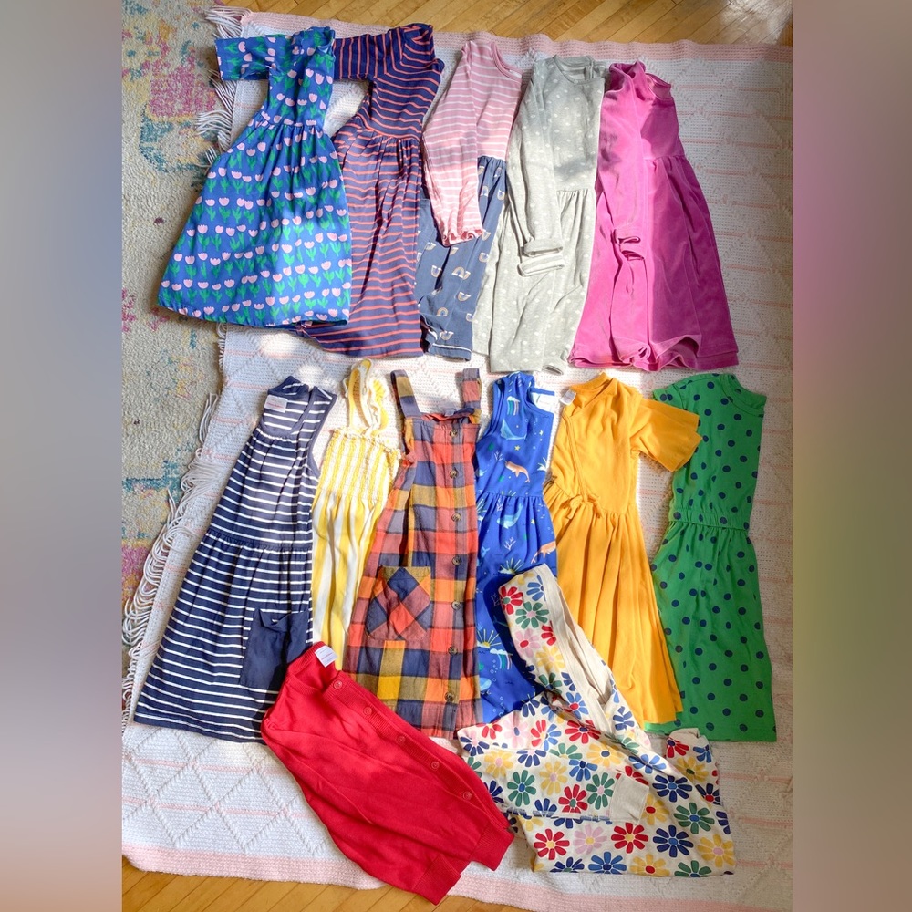 Hanna Andersson and Primary Girls 8 Dress Lot